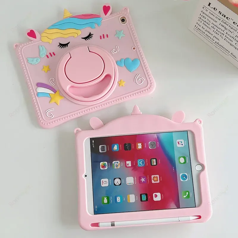 Unicorn para Ipad Air Crianças Funda 3d 5ª Geração Air Air 9.7 6th Air 10.5 2023 Case - Imagem 2