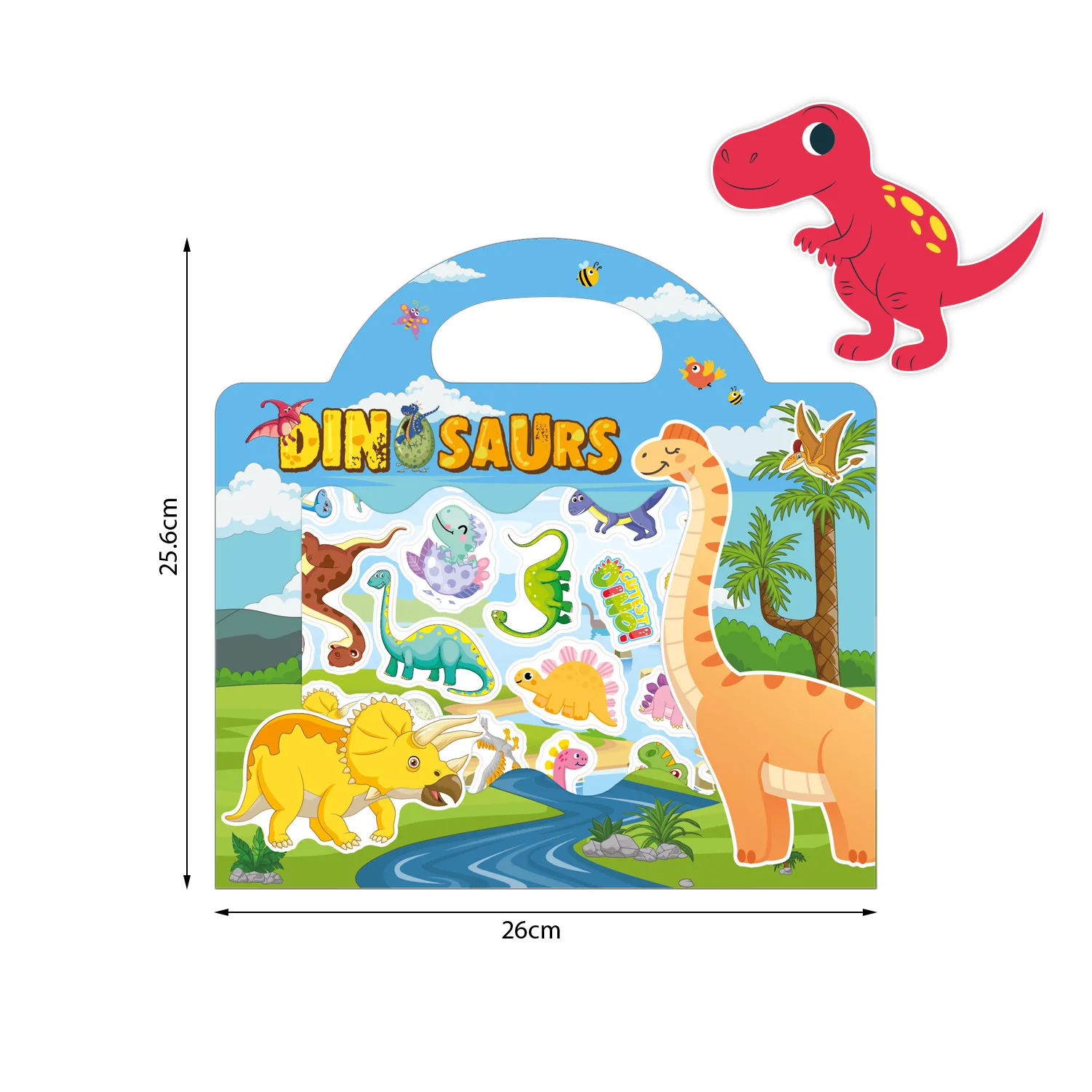 New Children Reusable Scene Cute Stickers DIY Puzzle Sticker Games Books Cartoon Animal Learning Cognition Toys For Kids Gift 3