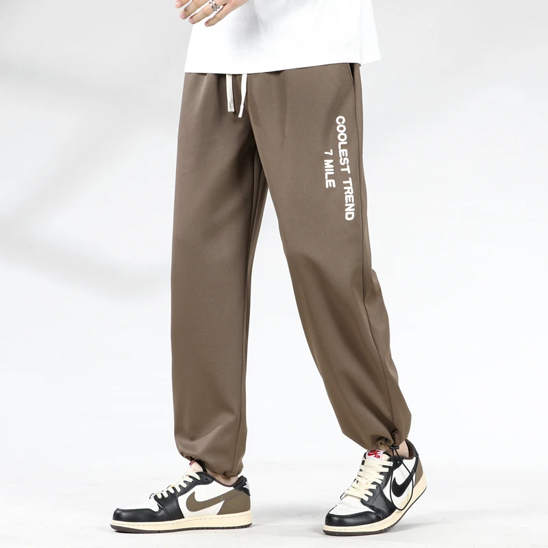 

10XL Men Fashion Korean Style Streetwear Baggy Trousers Denim Oversized Drawstring Leggings Casual Pants 2023 High Quality