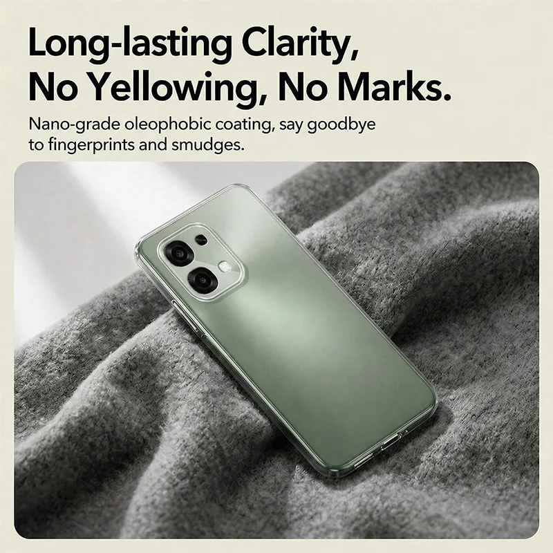 Flexible Durable Phone Case - Clear TPU Soft Transparent Cover