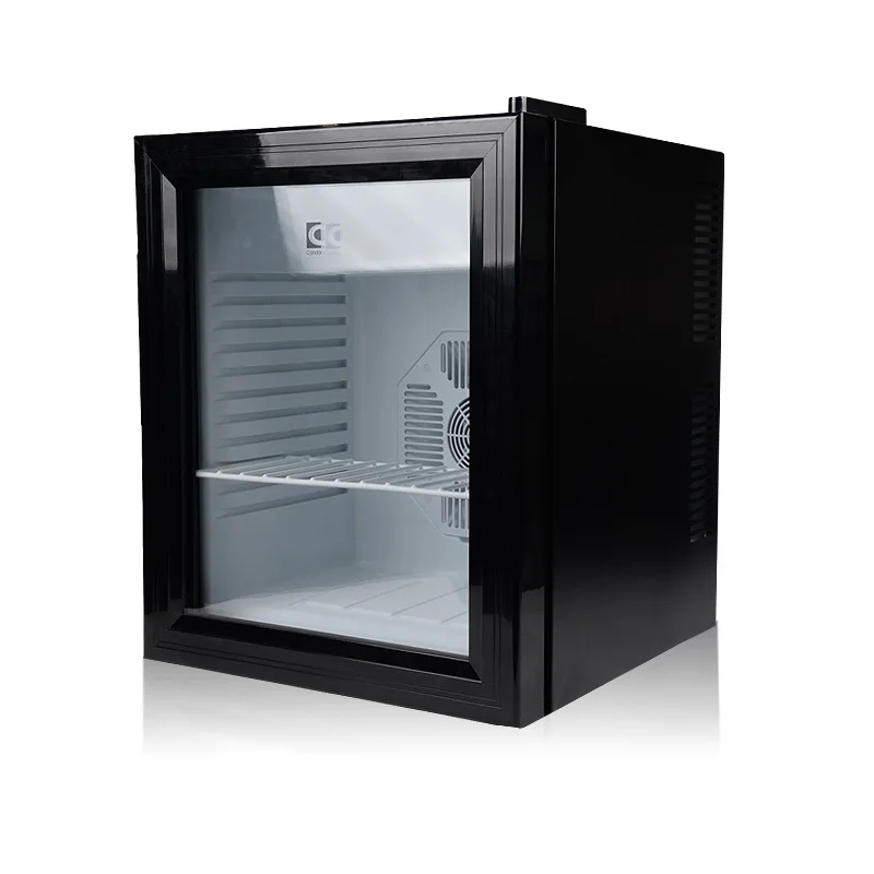 

40L small mini fridge for bedroom refrigerator ature glass door