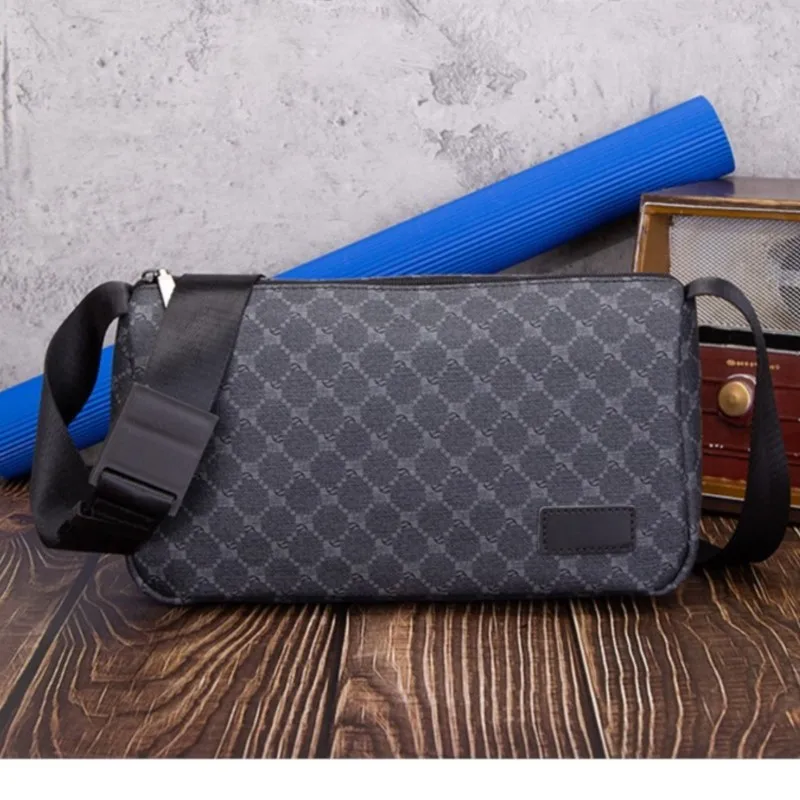 

Designer Leather Small Messenger Bag for Men Bags Phone Shoulder Bag Luxury Brand Black New Man Crossbody Bag Male Sling Bag