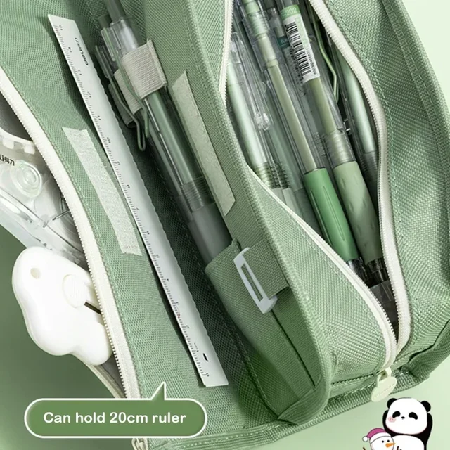 아이들의 학교 생활을 정리하고 스타일을 더하는 귀여운 쿵푸 팬더 연필 케이스