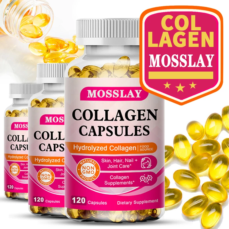 MultiCollagen Pills with Hyaluronic Acid and Vitamin C 5 Hydrolyzed
