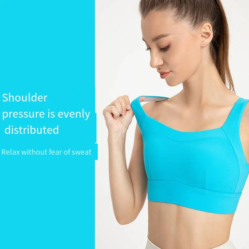 One Piece High-strength Sports Top, Shockproof Running, Large Chest Sports, Fitness Vest, Yoga Bra Sports Bra Seamless Bra