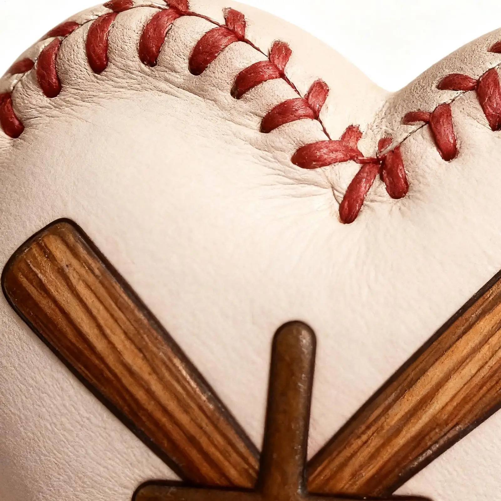 Pocket Baseball Hug Heart Shape Inspirational Souvenir Sports Fan Motivational Collectible For Players Athletes Practice Field