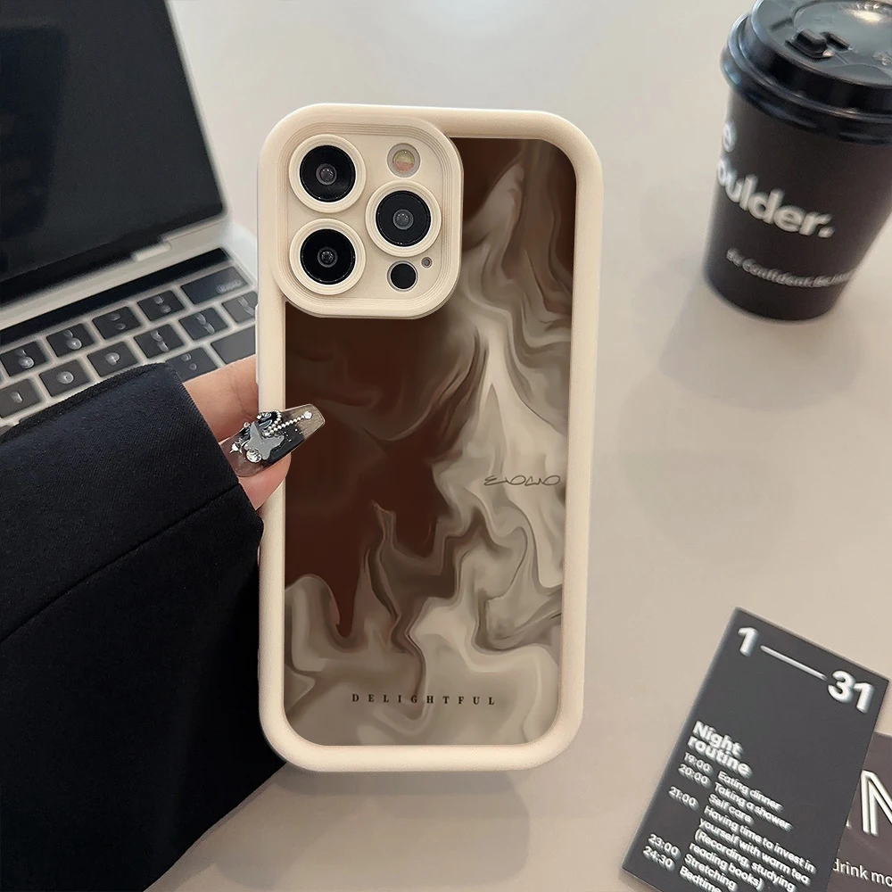 Watercolor Oil Painting Soft Silicone Phone Case Cover