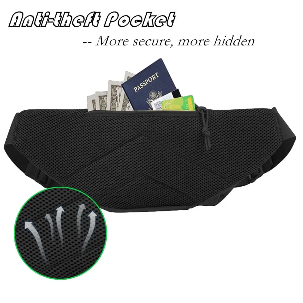 Waterproof Nylon Tactical Fanny Pack Gun Holster for Hunting