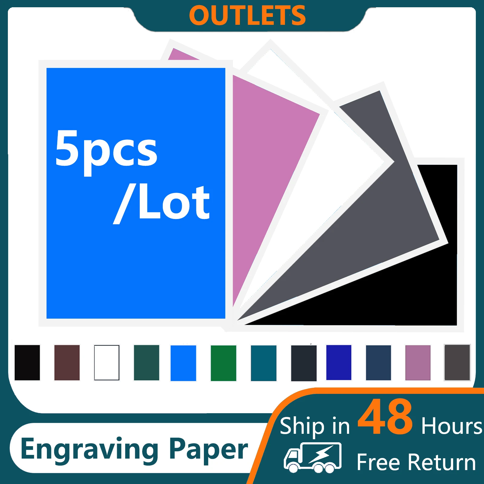 5pcsLotTransparentGlassEngravingPaperforLaserMarkingMachine