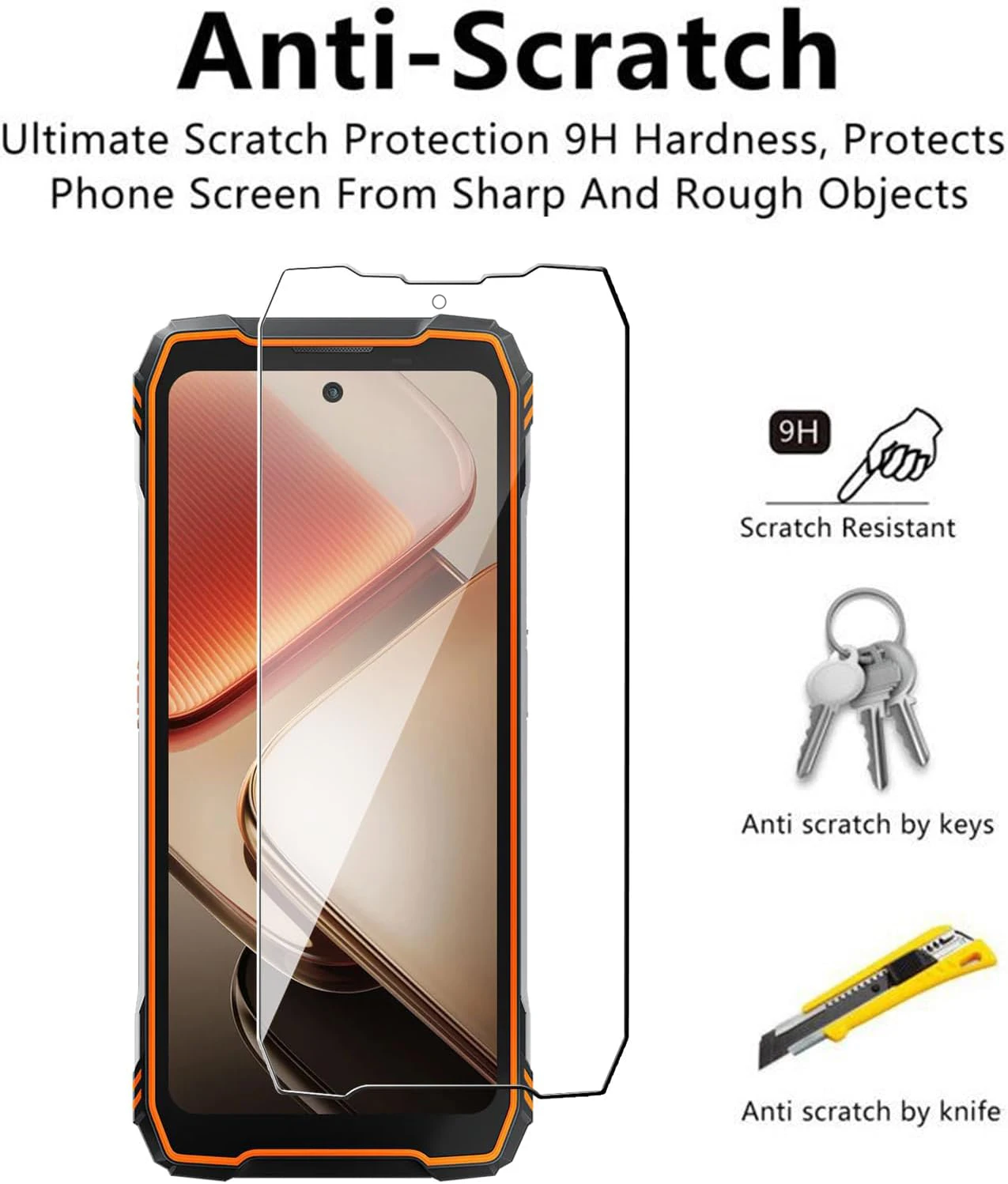 Premium 2.5D 9H Tempered Glass Screen Protector Film