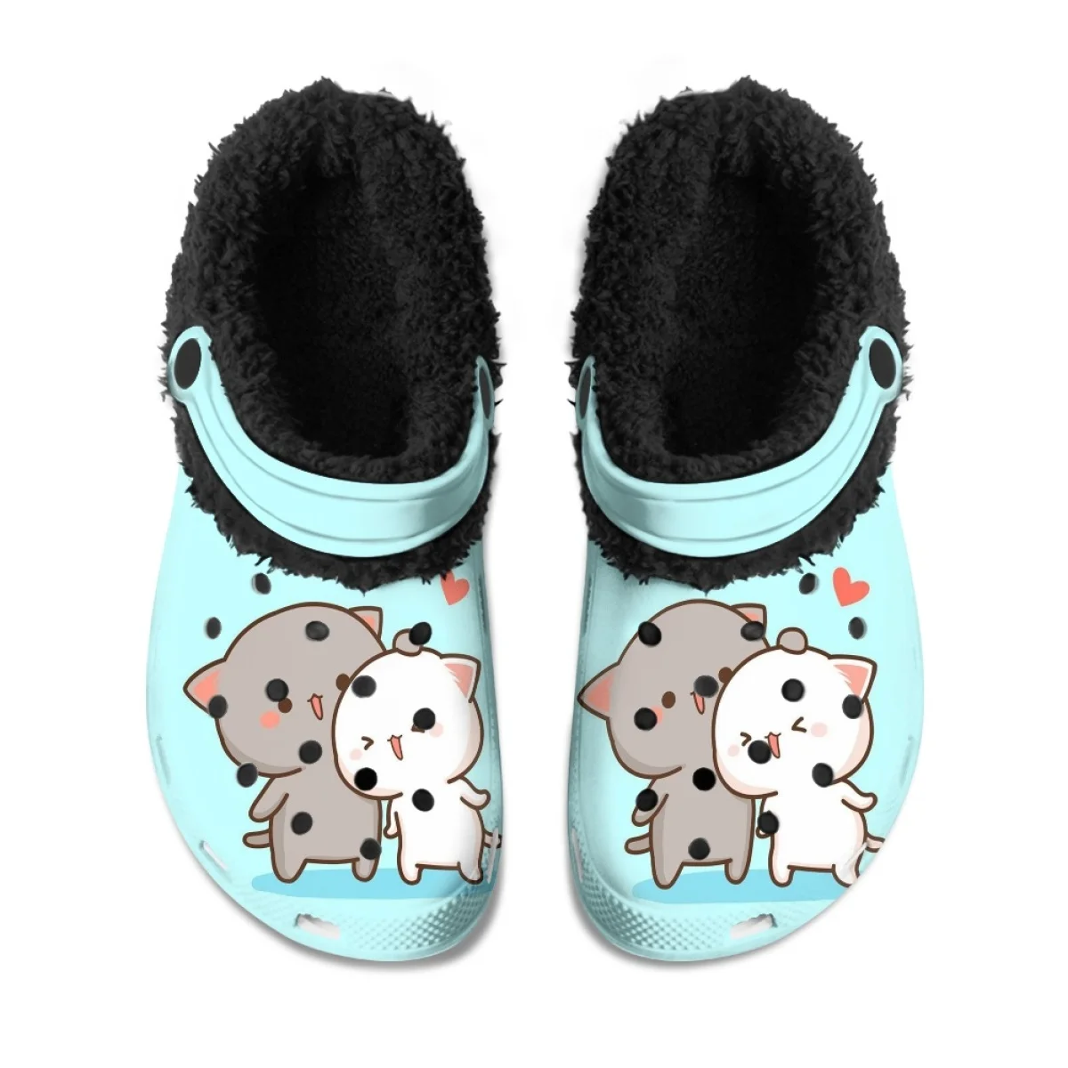 

Kawaii Cartoon Cat Design Women Autumn/Winter Home Slippers Warm Fuzzy Outdoor Walking Sandals for Youth Girls Comfortable 2024