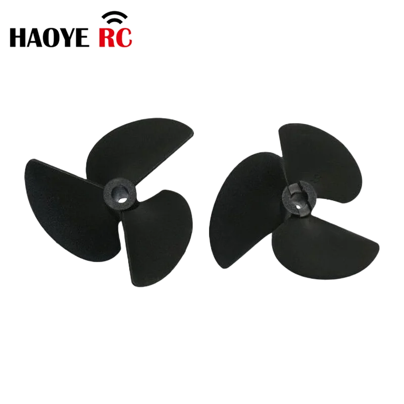 Haoye 5 Pcs DIY RC Boat Models 3 Blades Boat Propellers Nylon Paddle For RC Boat CW CCW