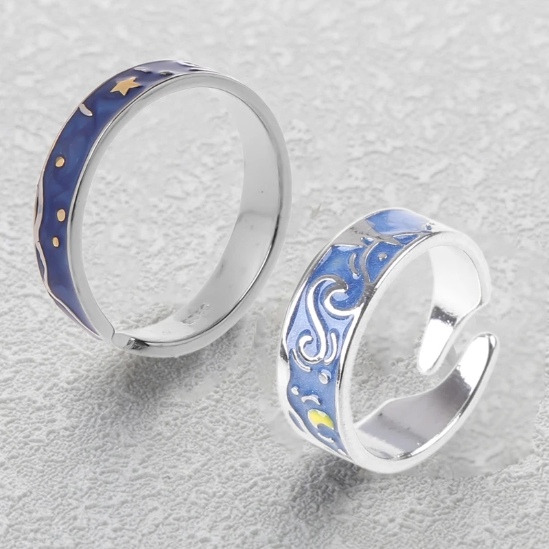 [韓国人気ジュエリー] nff starry night ring-night glow Starry Night Ring – Stargaze Jewelry