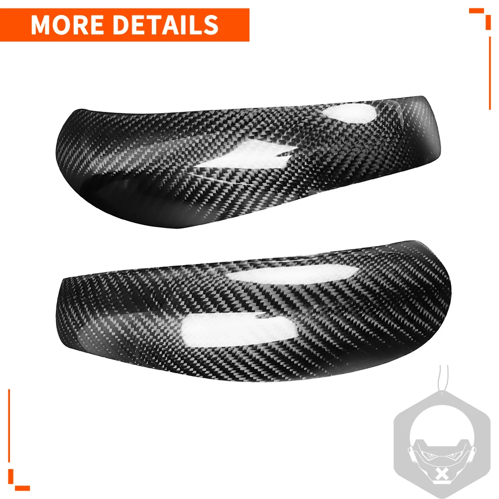 Rearview Mirror Cover Caps Trim For Porsche 911 997.1 2005 2006 2007 2008 Real Carbon Fiber Car Exterior Retrofit Accessories