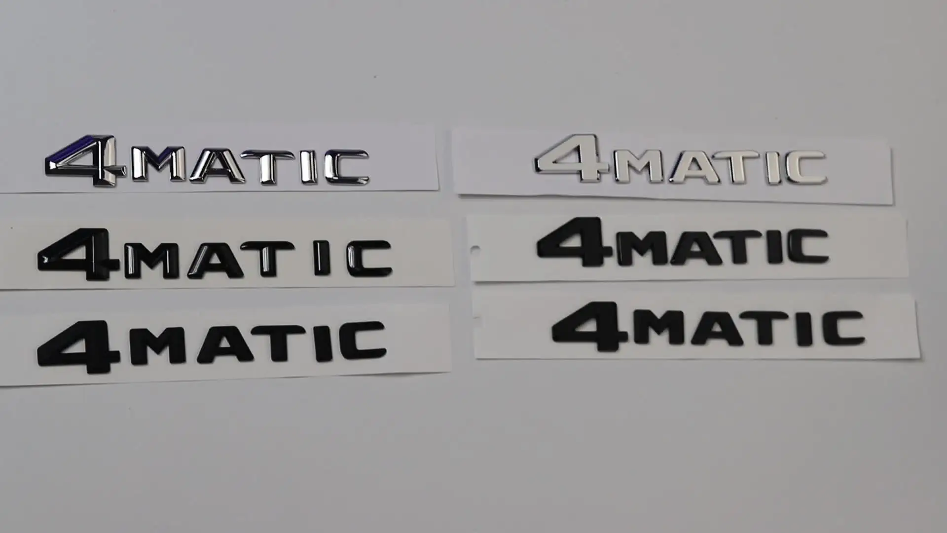 Lettres Noires Chromées 3D GLC300de GLC300e GLC350e GLC400e Compatible