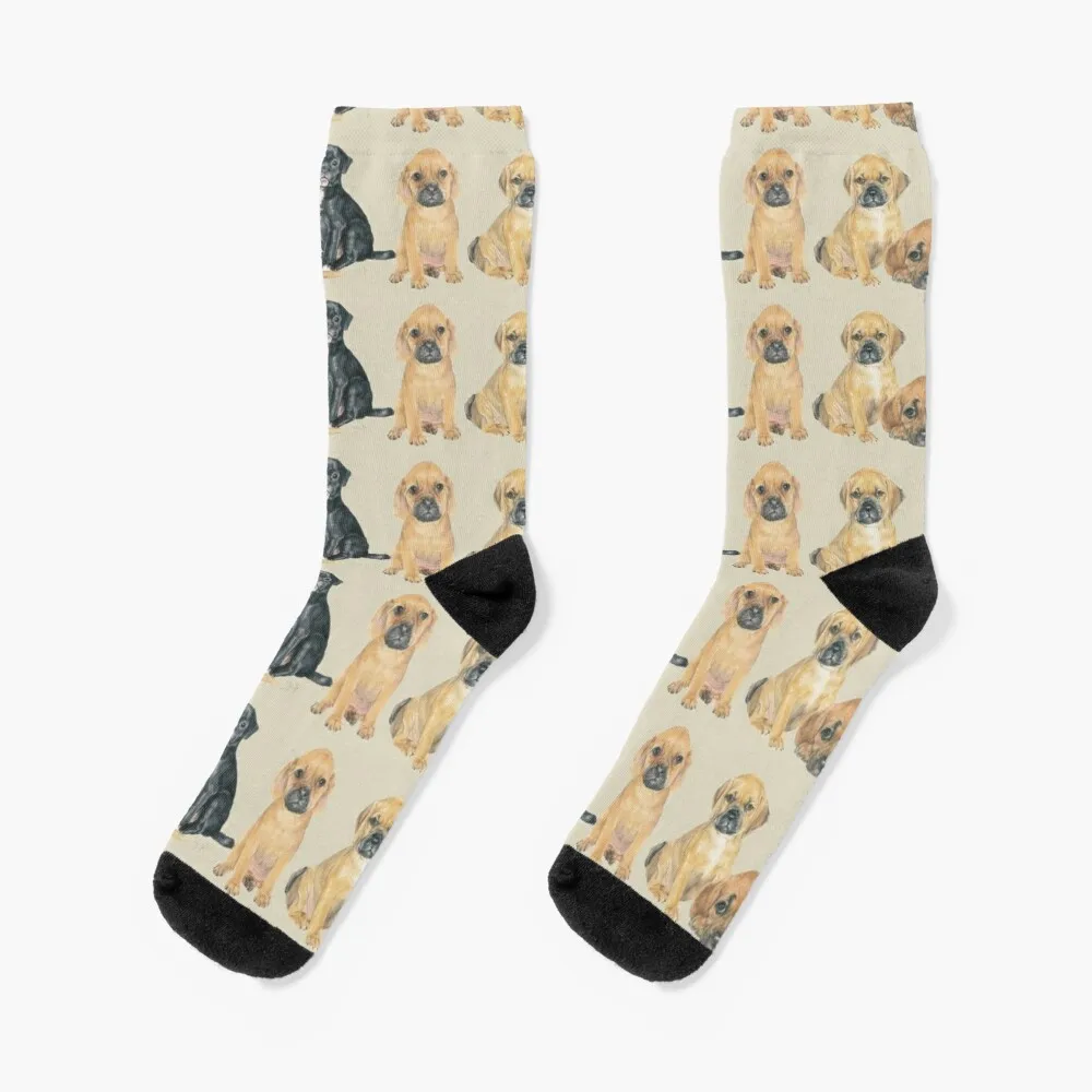 Puggle Puppies Socks Men'S Sock
