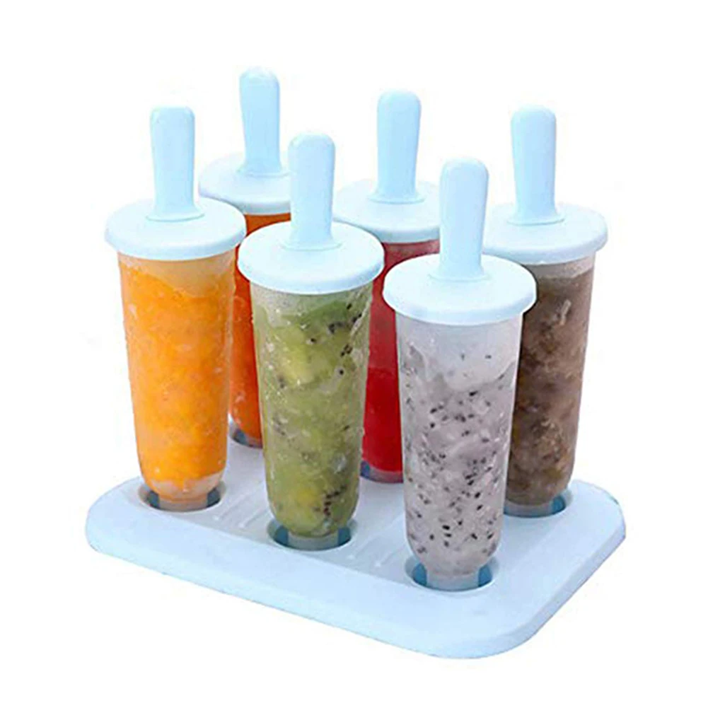 Round Popsicle Ice Cream Mold Easy To Demold and Reusable Summer DIY Ice Drink At Home-1 set ice cream molds