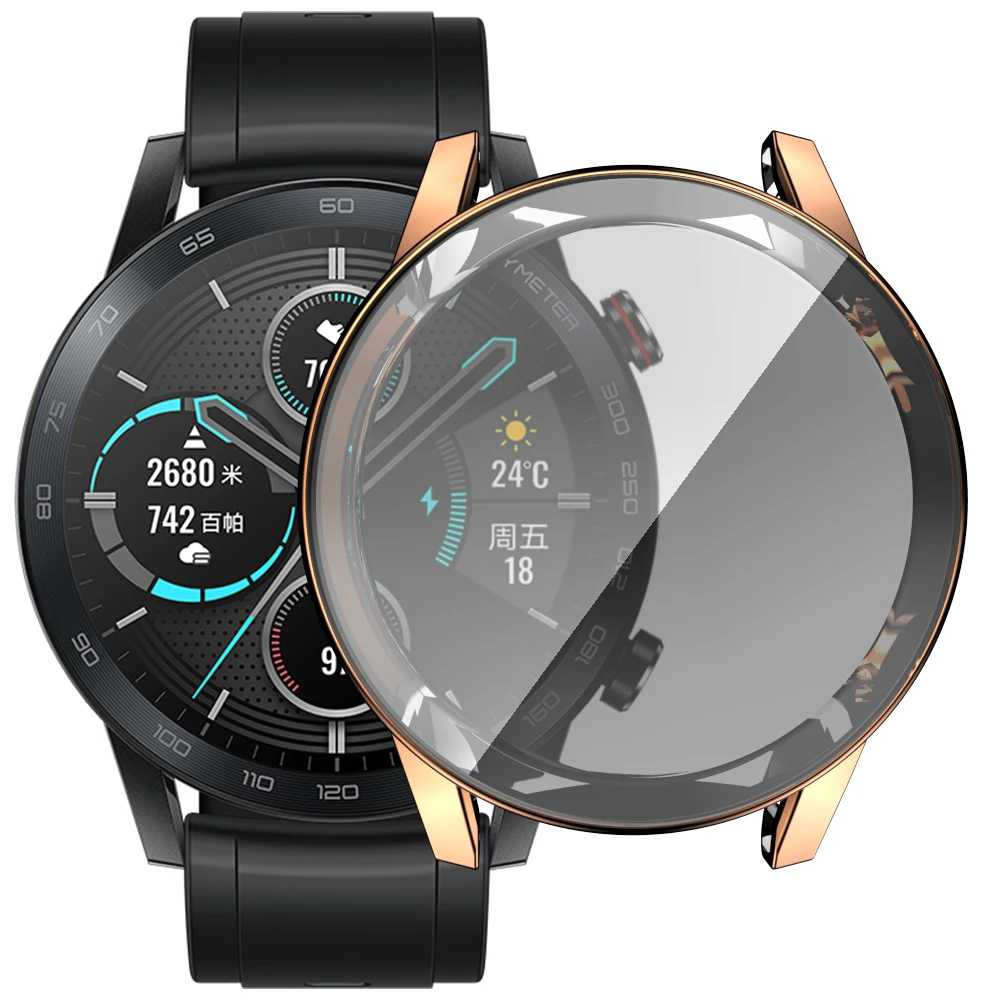 Durable Soft TPU Protective Shell for Honor Magic Watch 2 - Enhanced Screen Protection