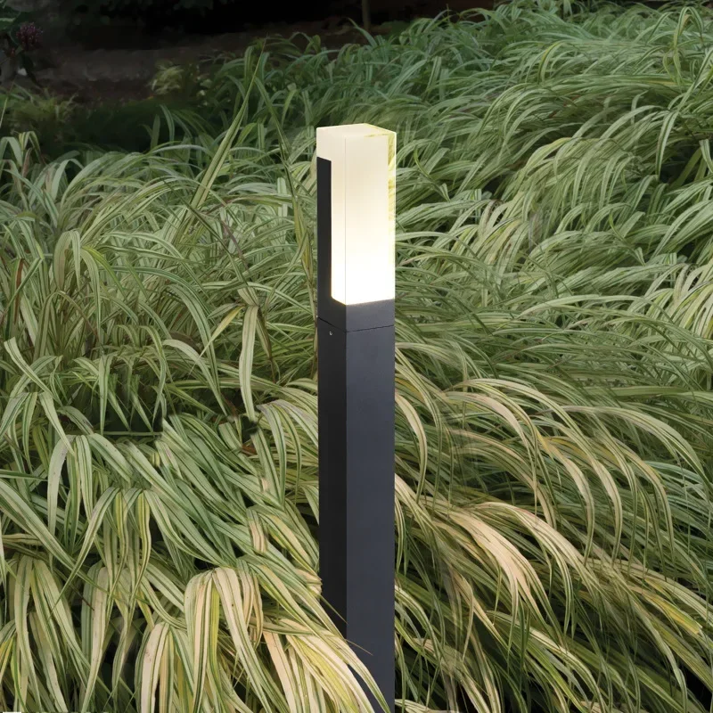 1 or 2pcs Outdoor Waterproof IP65 10W LED Lawn Lamp Aluminum Pillar Garden Path Square Landscape AC85-265V
