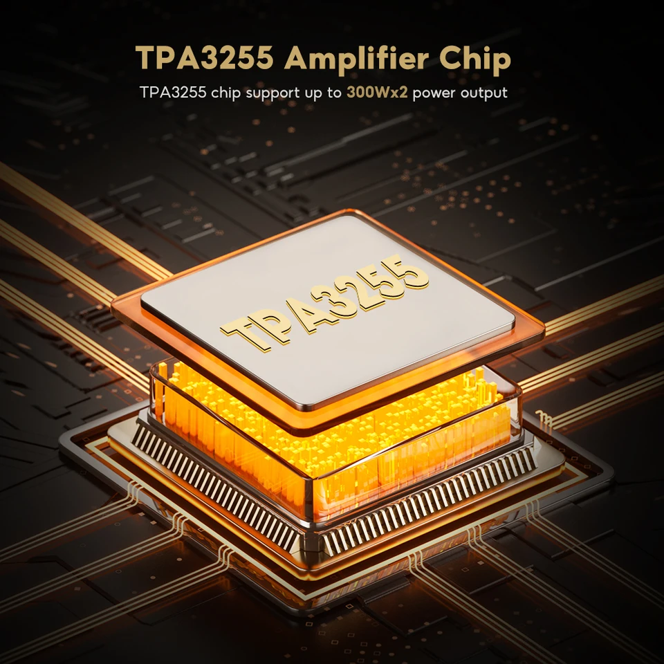 AIYIMA A07 プレミアムアンプ TPA3255 パワー 300Wx2 クラス D