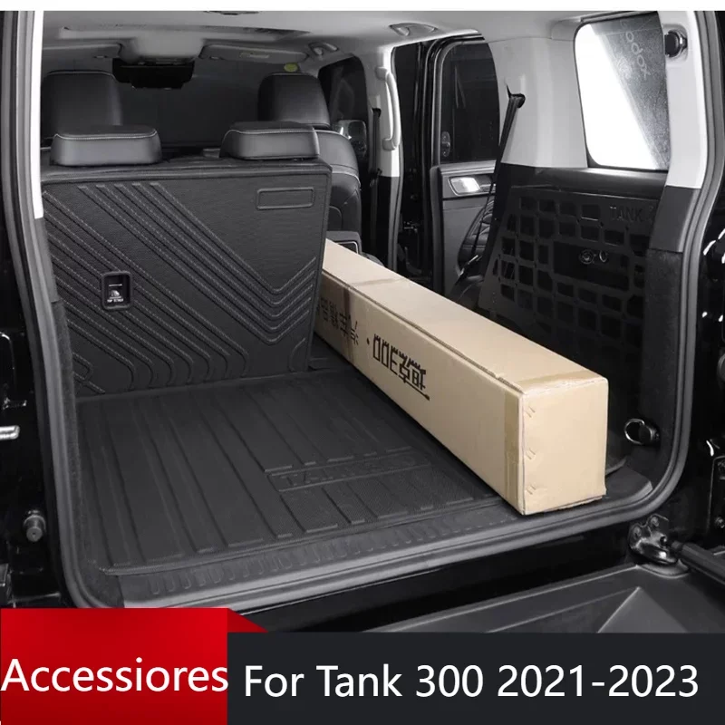 

For WEY GWM Tank 300 all-inclusive cargo compartment mat environmental protection waterproof TPE tail box mat 2021 2022 2023