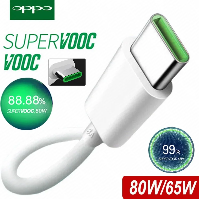 Original OPPO Cable Usb Type C Super Vooc Fast charging
