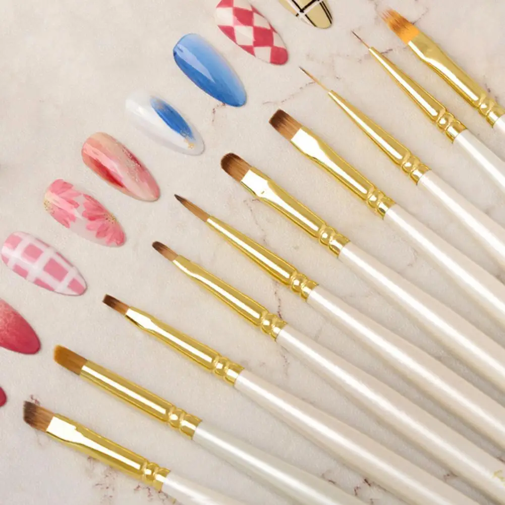 Nail Pen Brush Easy To Use Multifunction Tip Head Gel Nail Painting