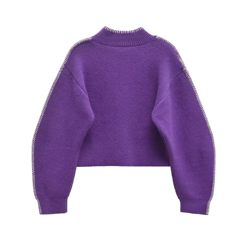 トップス saleJACQUARD VIOLET & AZALEAS CARDIGAN TERIVEEK Leopard Cardigan for Women Oversized Color Block