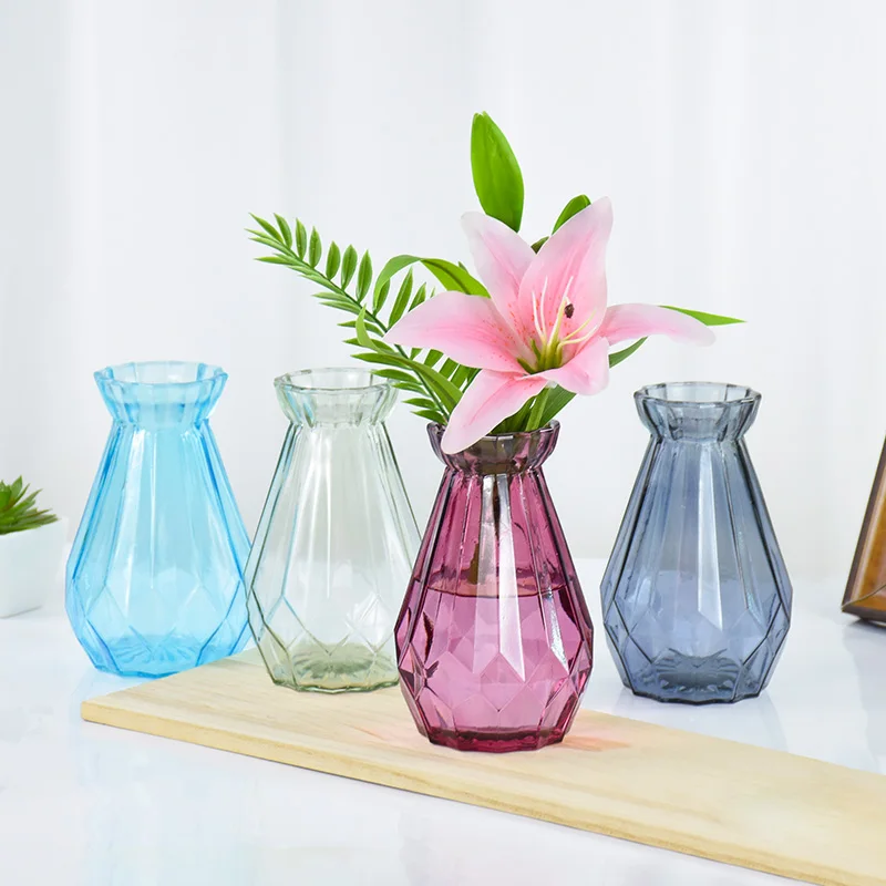 

Modern Flower Vase Transparent Simple Glass Flower Bouquet Pot Basket Home Living Room Decorati Ornament Flower Arrangement Vase