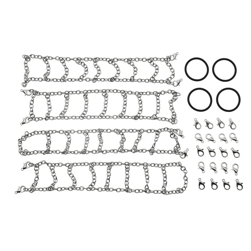 

Радиоуправляемые автомобильные шины Снежная цепь Rcaccessories Axial Upgrade Parts для масштаба 1/12 MN82 MN78 Trx4m RC Crawler