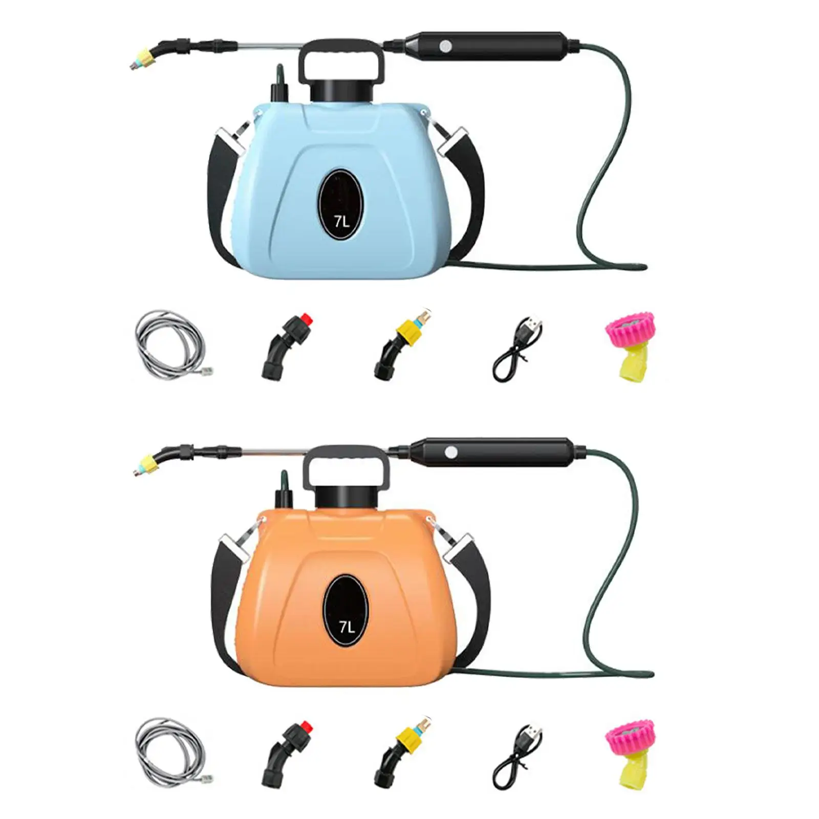 

Electric Sprayer Adjustable 4 Water Modes Spray Bottles 7L Large Capacity Sprayer Automatic Garden Sprayer Sprayer Water Sprayer