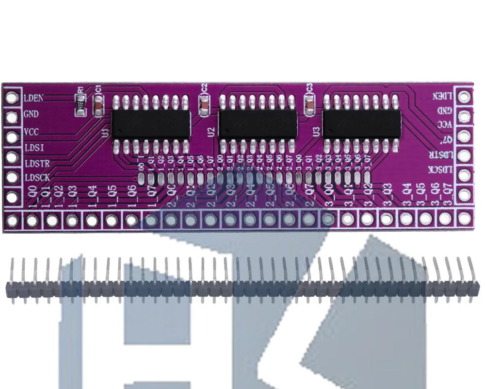 1-15 Stück Mikrocontroller Seriell-zu-Parallel-Pin-IO-Erweiterungsmodul 74HC595 Ausgangsport-Erweiterung 3 bis 24-Pin LED-Steuerung – Detail 10