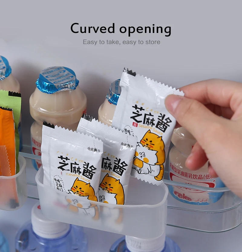 

Universal Storage Box For Refrigerator Side Door Hanging Seasoning Storage Bottle Rack Vinegar Organizer Kitchen Accessories
