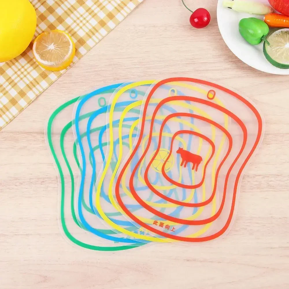 1Pc Flexible Transparent Cutting Board Kitchen PP Cutting Boards Classification Chopping Board cutting board