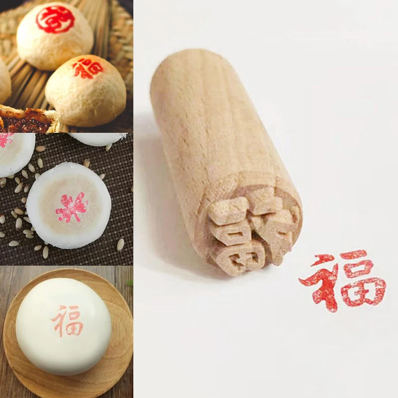 빈티지 잎 꽃 양각 된 나무 스탬프 Scrapbooking 조각 나무 우표 Diy 세라믹 도자기 폴리머 클레이 장식