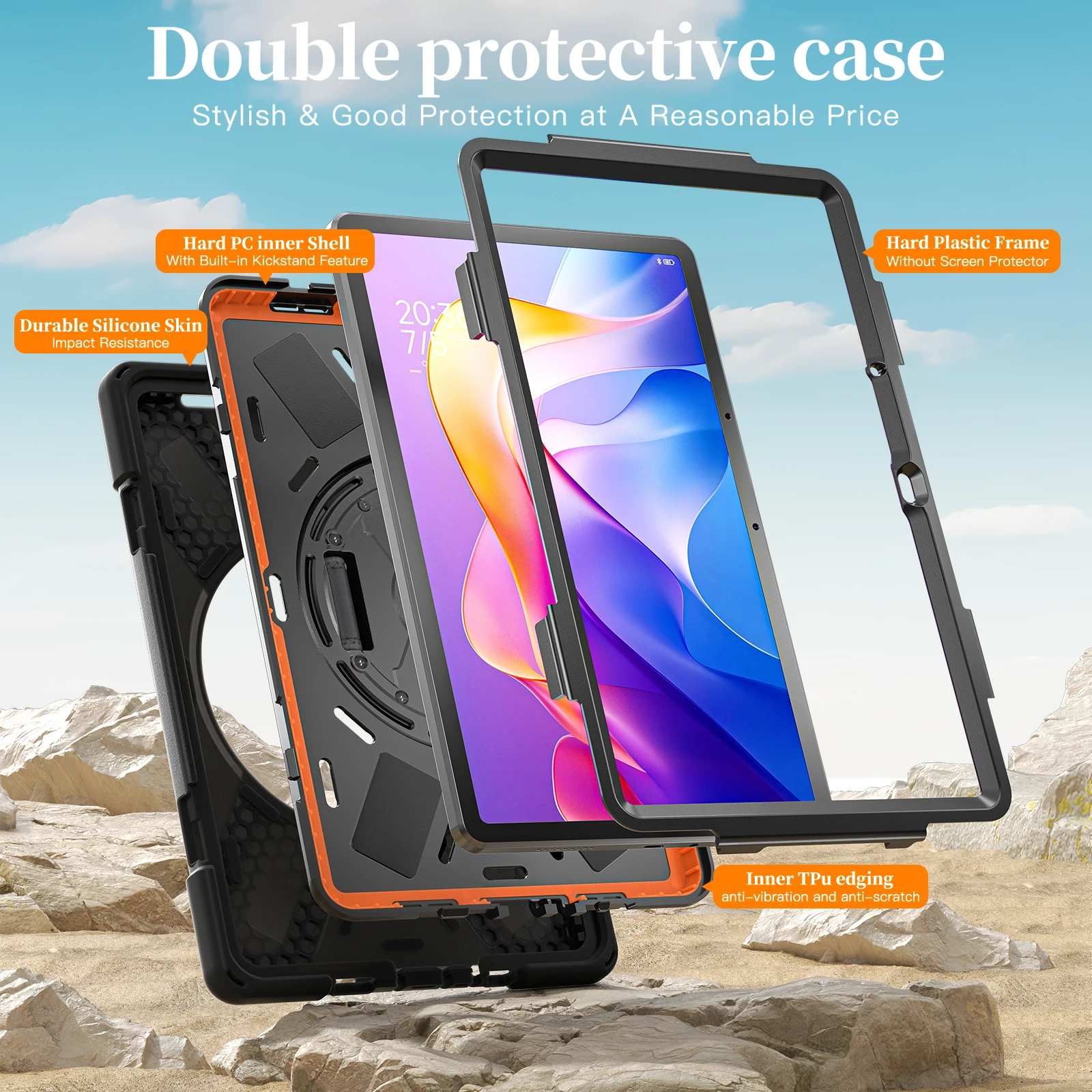 Durable Shockproof Kids Silicone Tablet Case