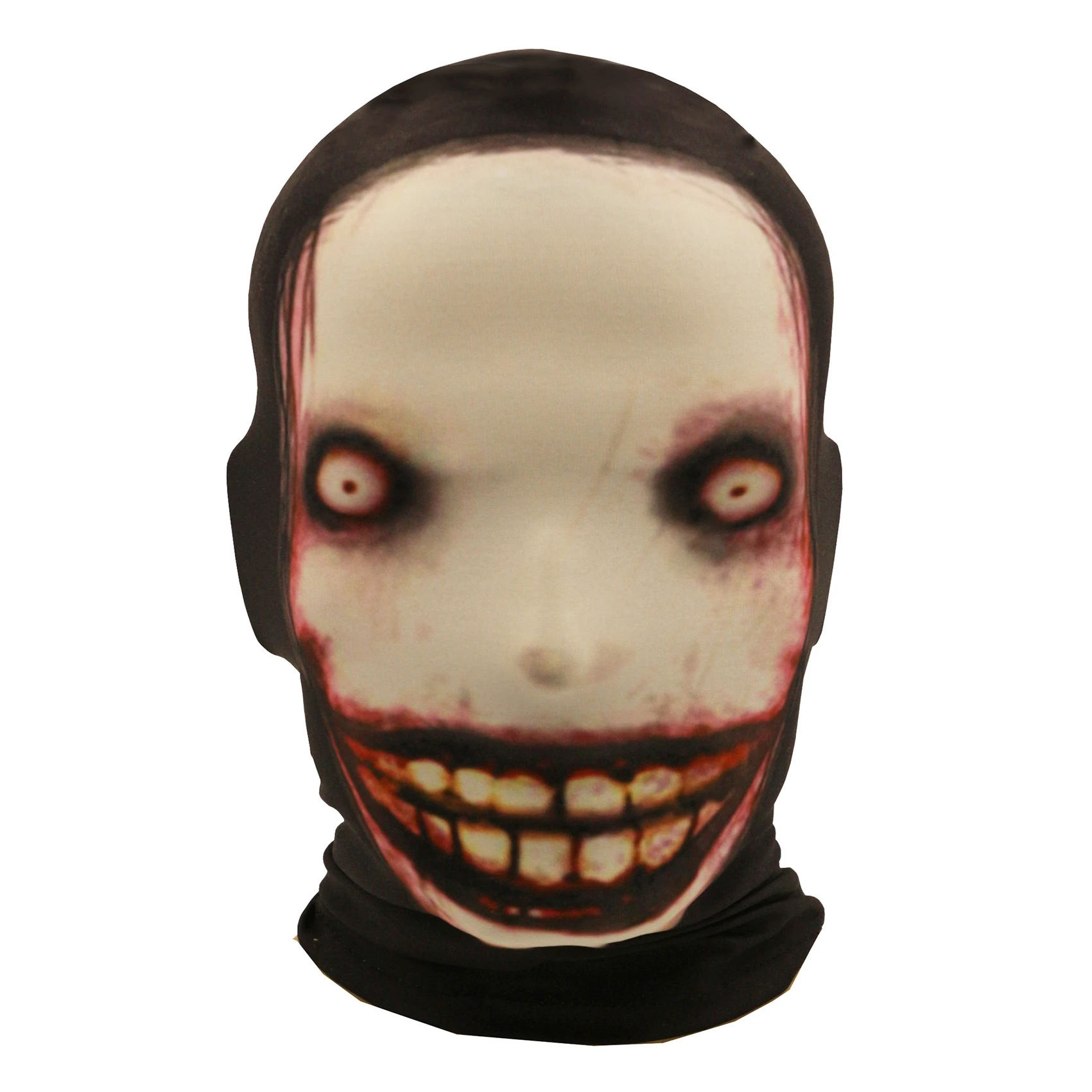 Pensar Disgusto Girar en descubierto Máscara facial elástica Jeff The Killer, disfraz de CreepyPasta Horrible,  accesorios de Cosplay para fiesta de Halloween| | - AliExpress