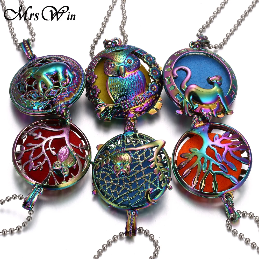 Aromatherapy Necklace Vintage Locket Necklace Aromatherapy 2023 New