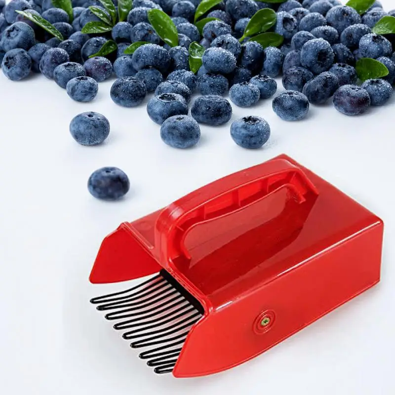 

Berry Pickers Metal Comb Rakes Picking Fruit Collecting Scoop Handle Blueberry Collection Harvester Picking Garden Tool