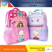 Elastic Bot Cover Protection Case for School Bags Large Cartoon Purple Horizontal Version Suitable for Primary And Middle ...