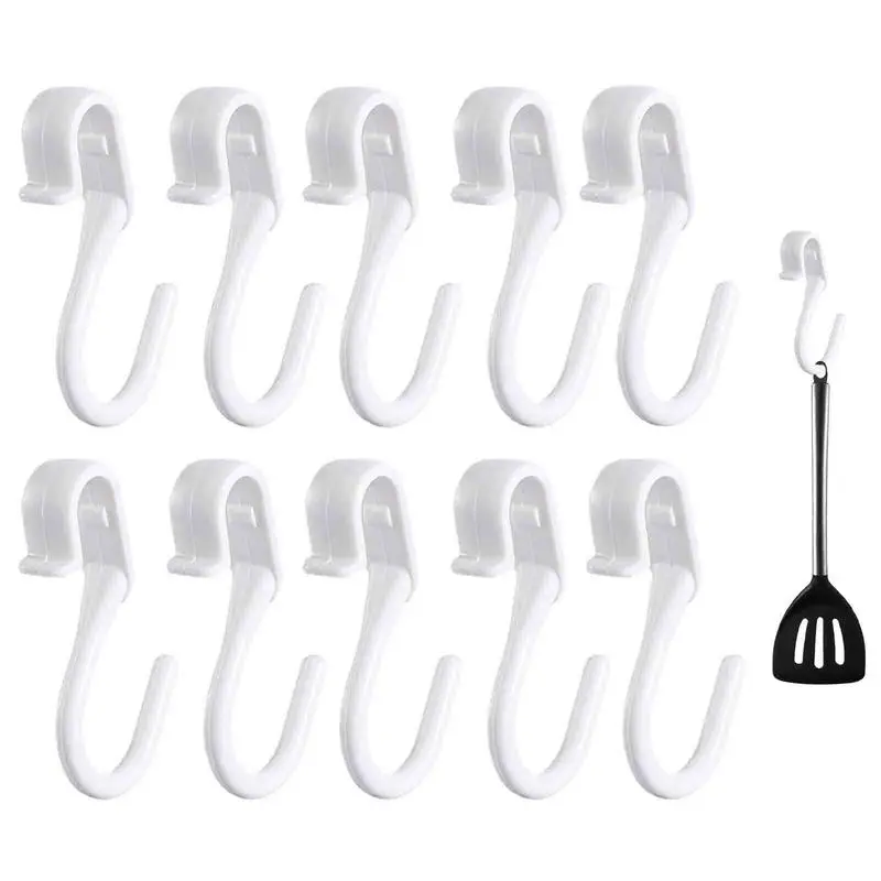 

S Hooks Heavy Duty 10pcs S Hooks For Hang Portable S Hooks Heavy Duty For Hang Pots And Pans Plants Coffee Cups Coats Bags