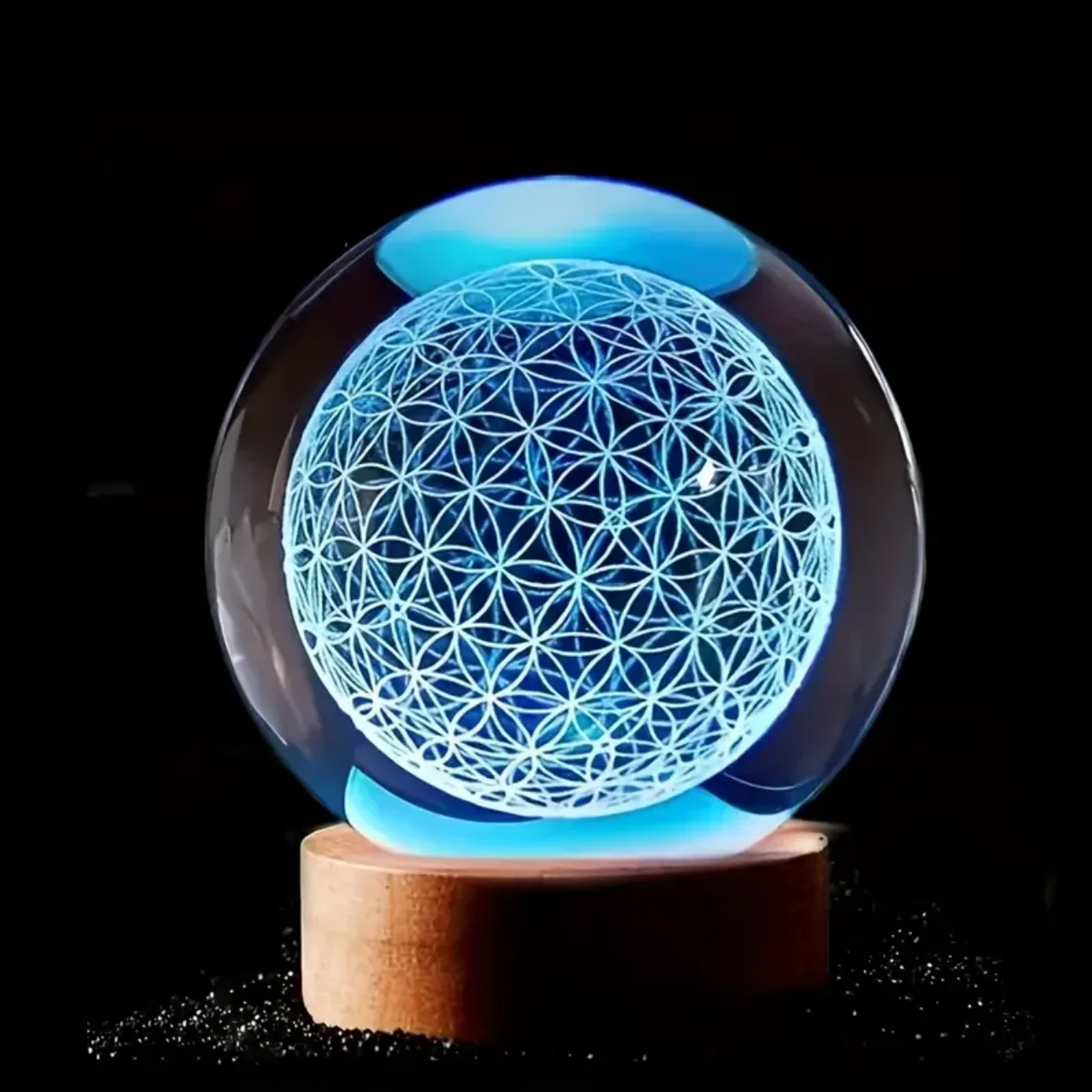 The Flower of Life Crystal Sphere – Light of Infinite Pattern 3