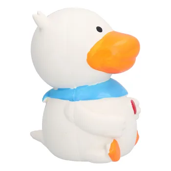Latex Duck Dog Toys Durable Cute Interactive Funny Squeak Duck Toys for Dog Puppy Chewing PlayingWhite 5
