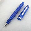 JINHAO 82 Blue Fountain Pen Student F EF Ink Pen High Quality Calligraphy Pen Stationery School Office Supplies 5