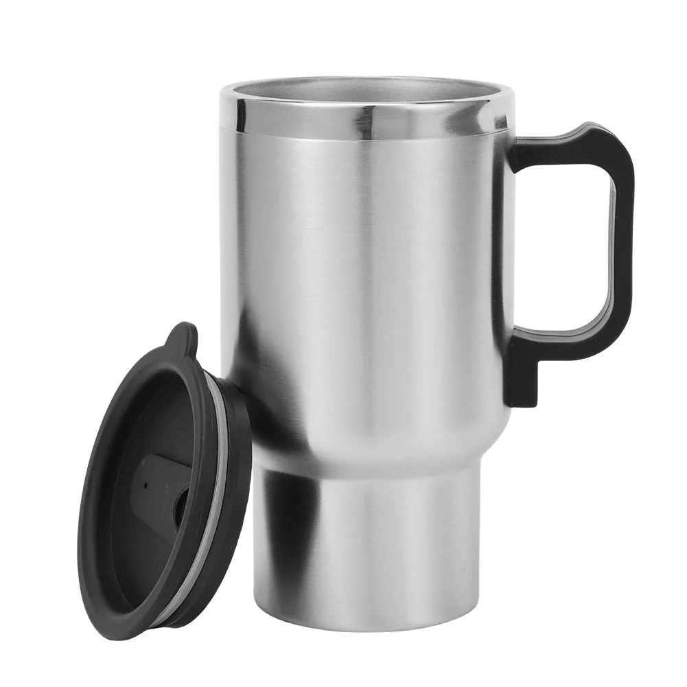 500ML Car Heating Cup Car Heated Mug, Stainless Steel Travel