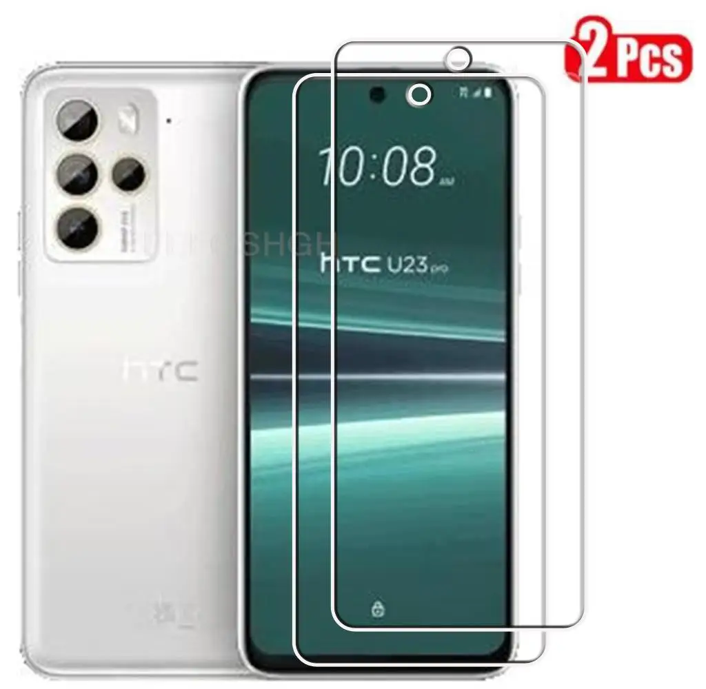 

9H HD Protective Tempered Glass FOR HTC U23 Pro 6.7" HTCU23Pro HTCU23 U23Pro U 23 Screen Protector Protection Cover Film