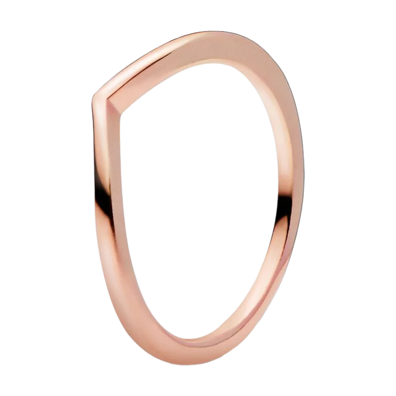 Rose Gold Bridal Sets Wedding Bands Couple Rings For Women Princess Tiara Wishbone String Of Bead Murano Glass Leaf Fine Jewelry