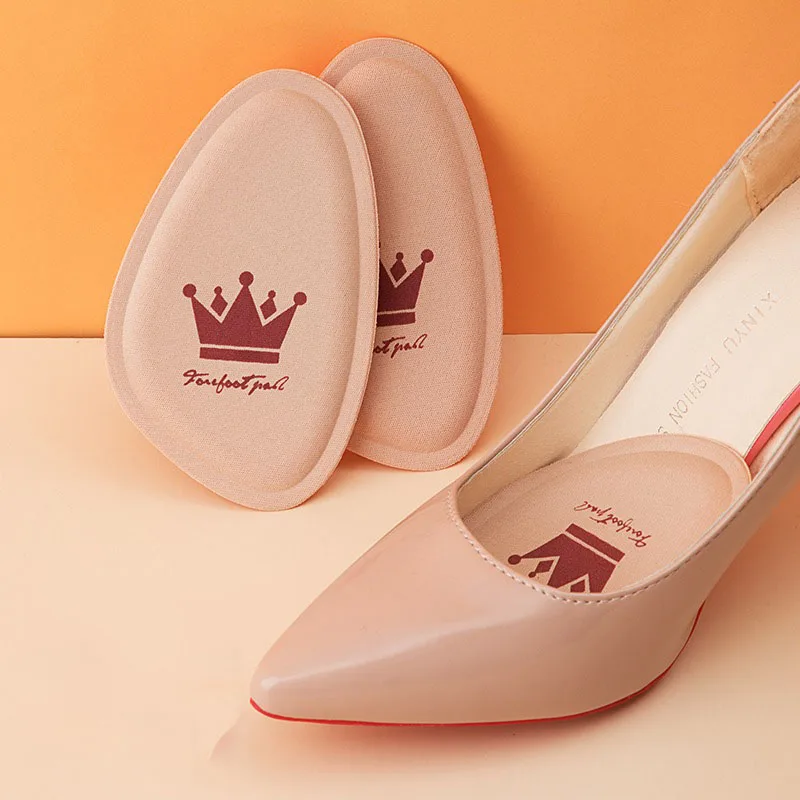 1 pair of Non-slip Crown Forefoot Pads Ladies Foot Care Pads