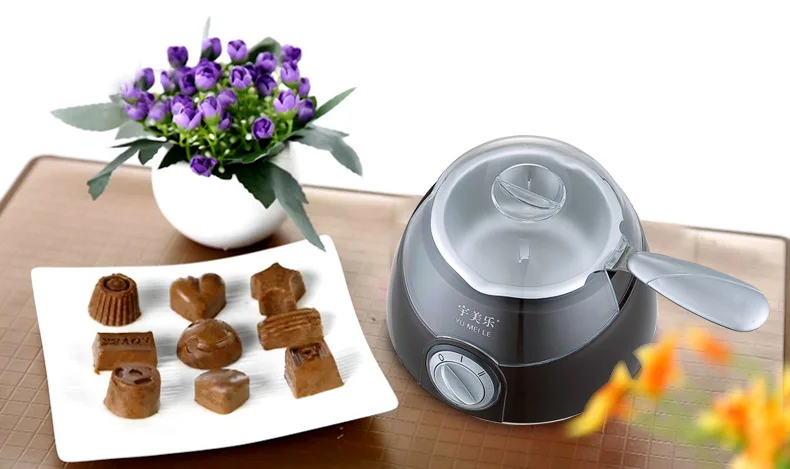Household Heating Chocolate Machine Machine Chocolate Pot Furnace Baking Tool Pot Mould