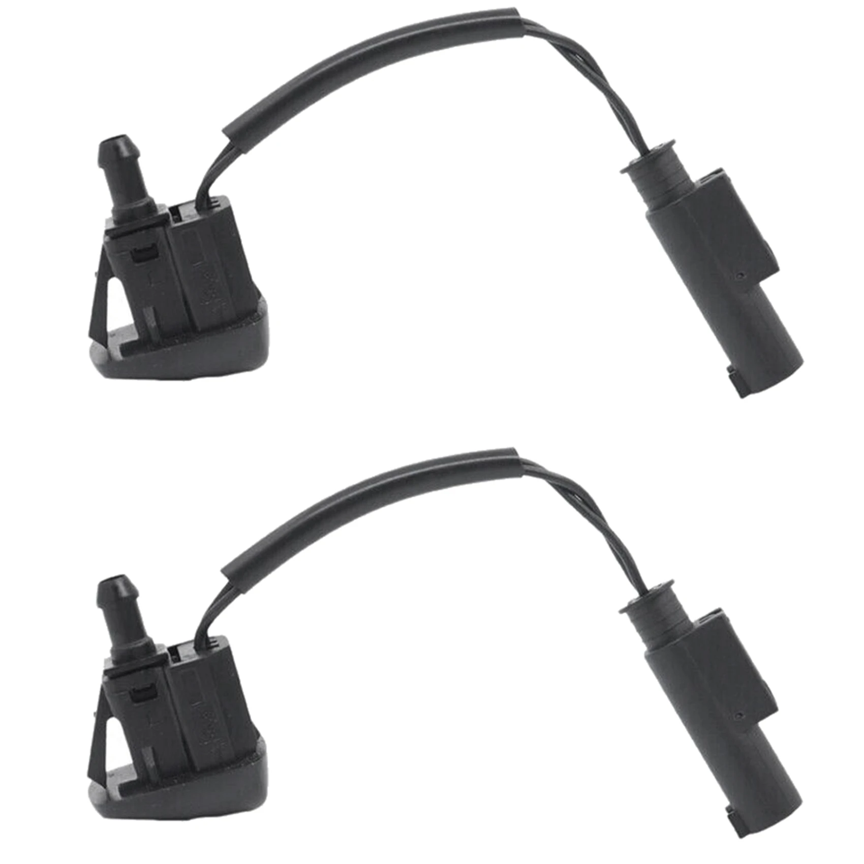2X Windshield Heated Washer Sprayer Nozzle Jet 61667046060 for BMW 5